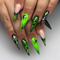 Venom Web Nails🕷️💚