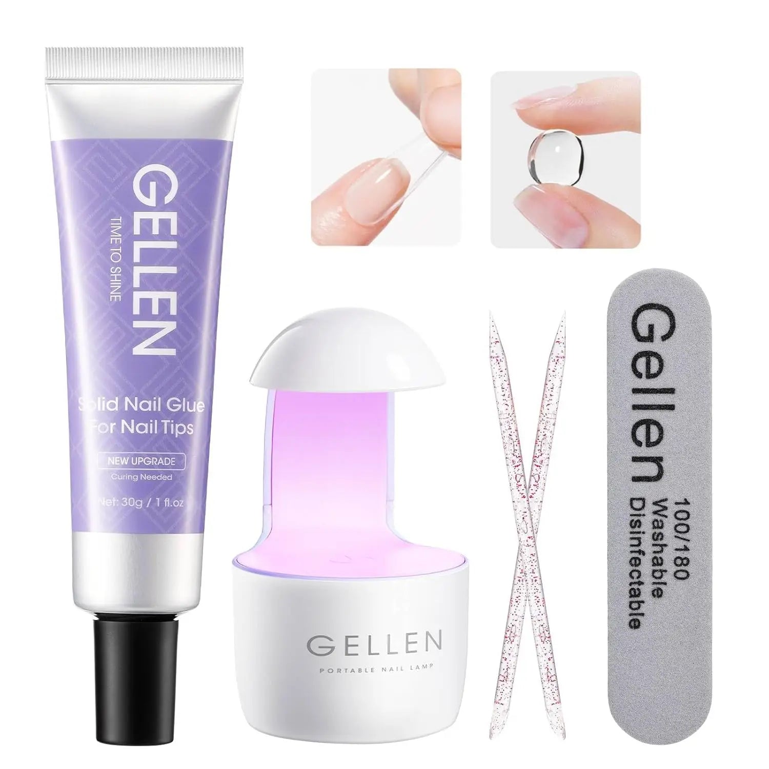 GELLEN Press-On Nail Prep & Removal Kit 💅✨