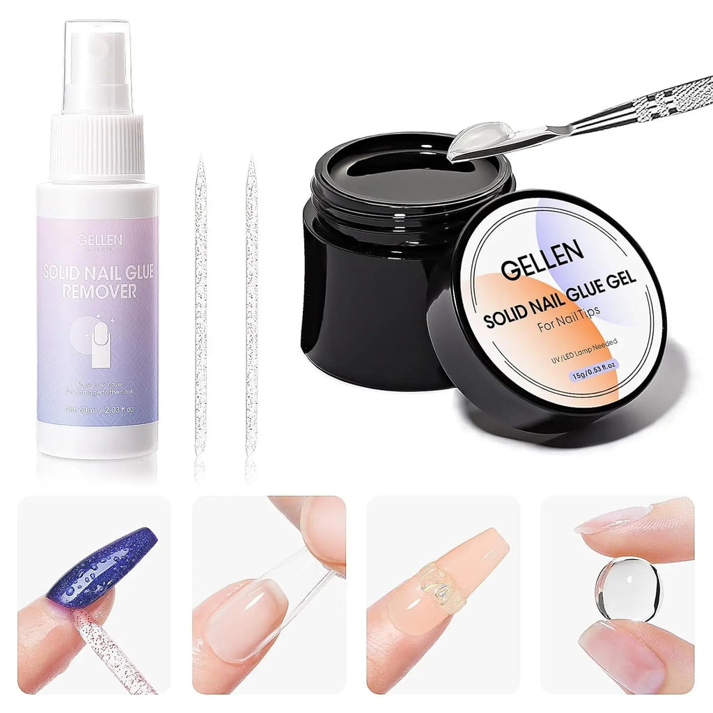 GELLEN Press-On Nail Prep & Removal Kit 💅✨