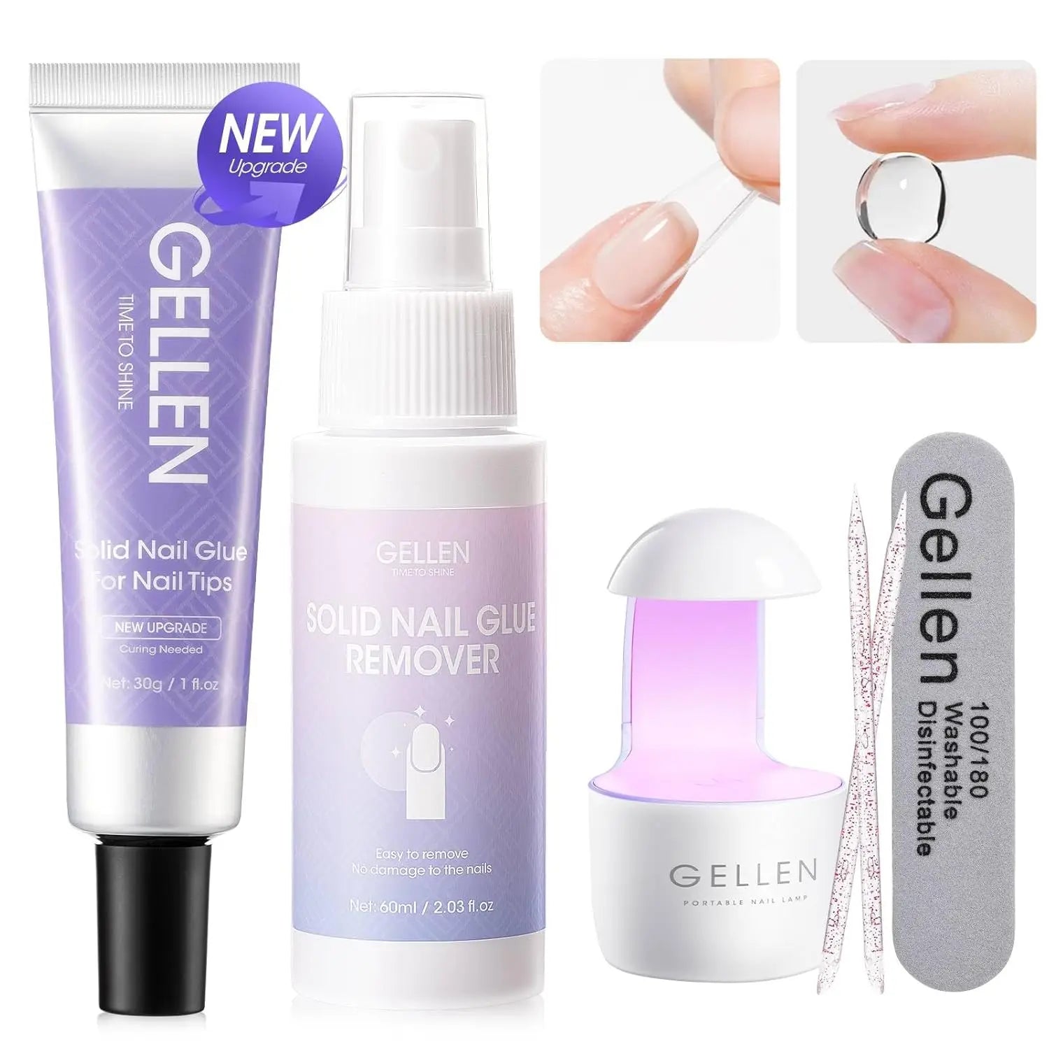 GELLEN Press-On Nail Prep & Removal Kit 💅✨
